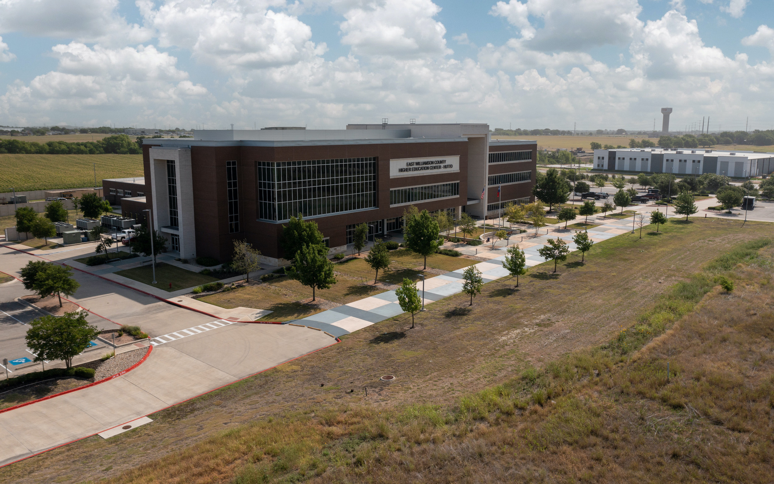 Aerial photo of the East Williamson County Higher Education Center
